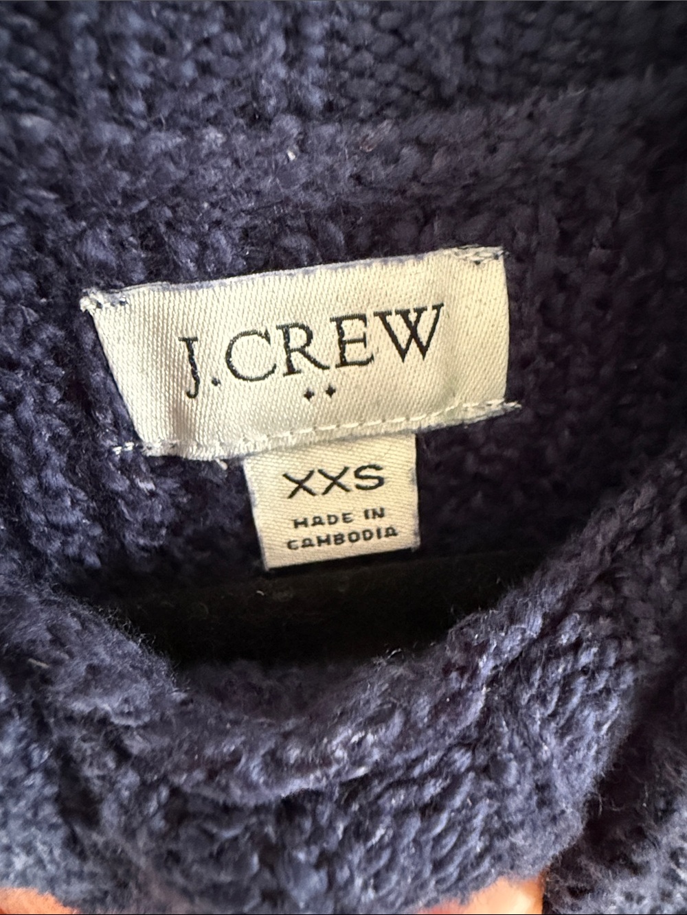 J. Crew Cotton-blend cable mockneck sweater - Picture 3 of 6